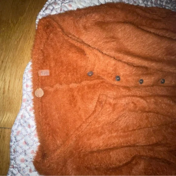 Free people rusty orange cardigan - Picture 2 of 2